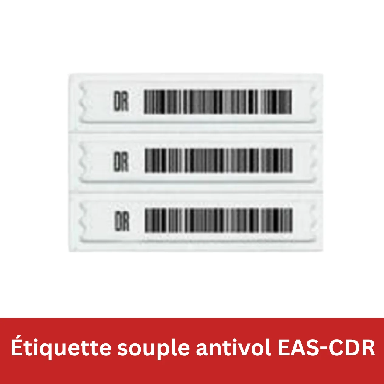 Étiquette souple antivol EAS-CDR ZKTeco, 8,2 MHz
