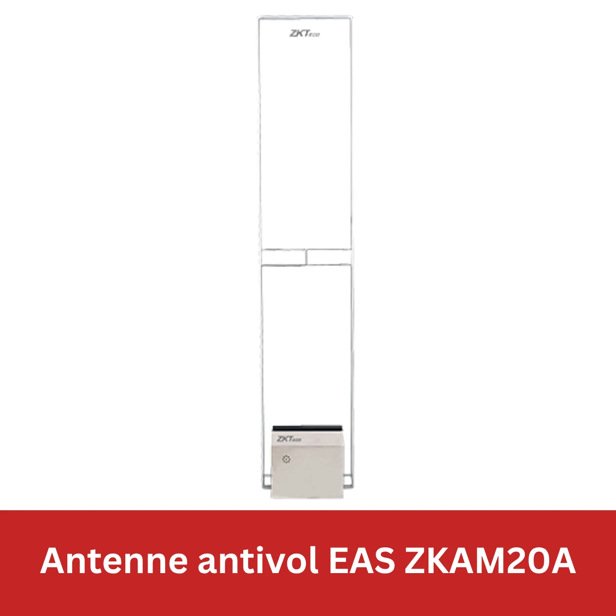 Antenne antivol EAS ZKAM20A ZKTeco, blanche (module Slave)