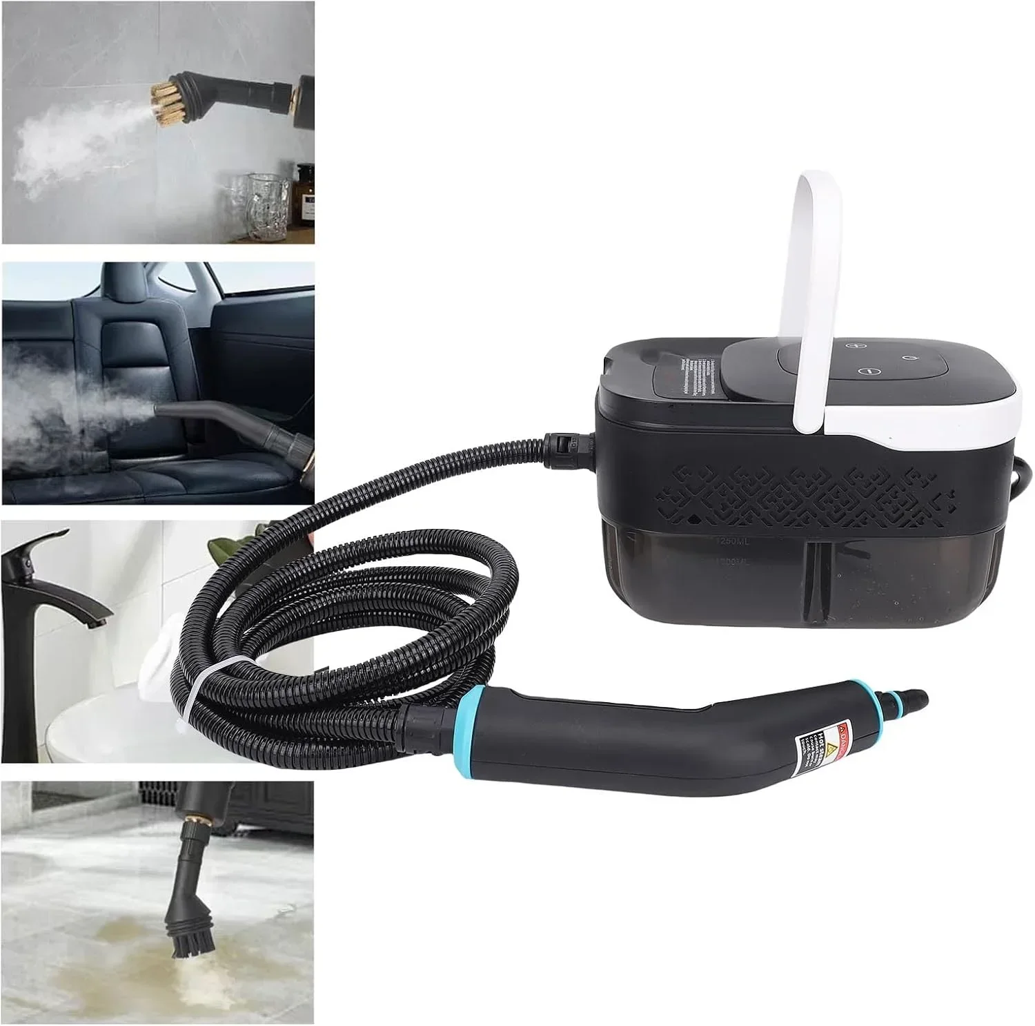 Nettoyeur vapeur portatif TOPINCN 2500W – Nettoyage rapide maison et voiture