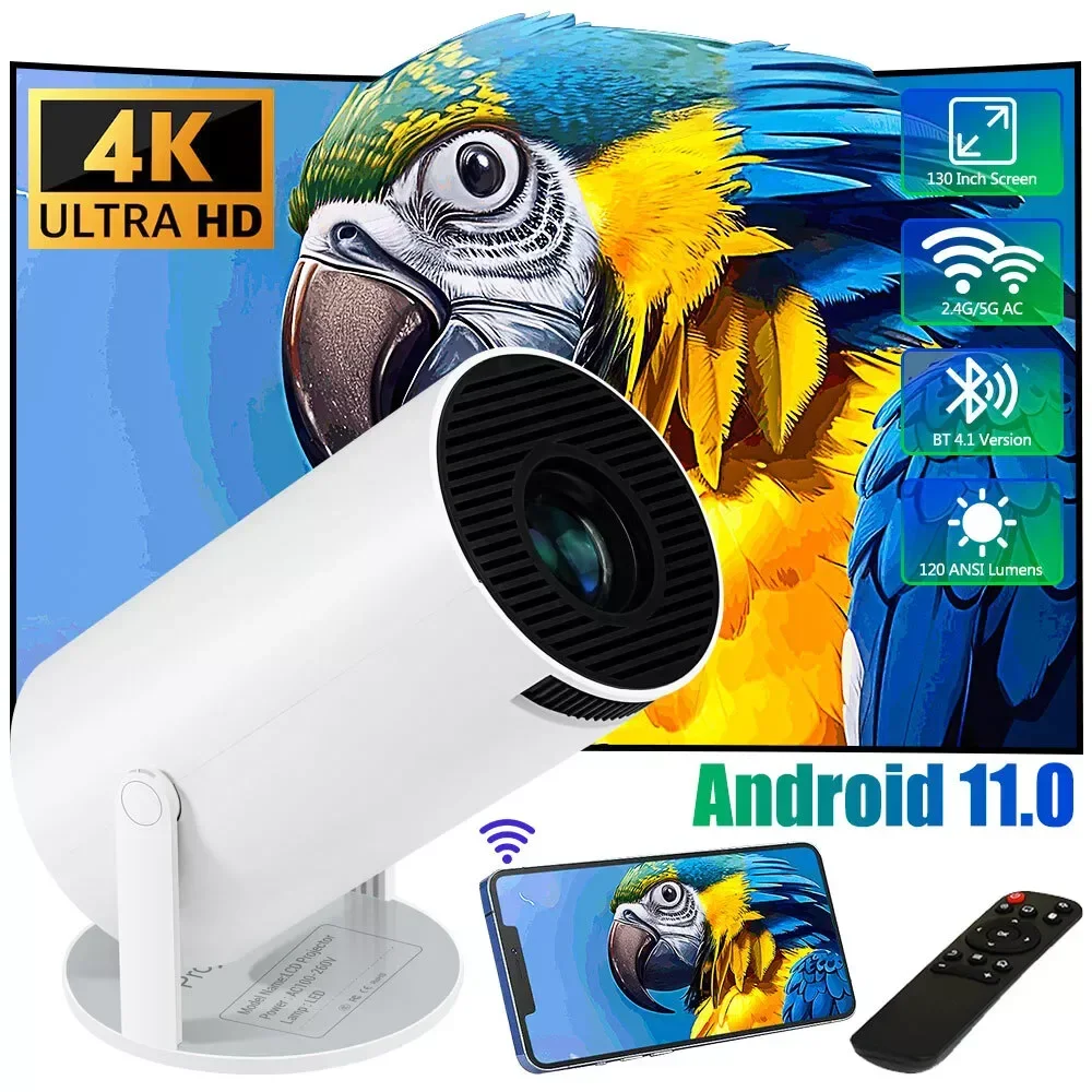 Mini projecteur portable 4K Cinéma Maison