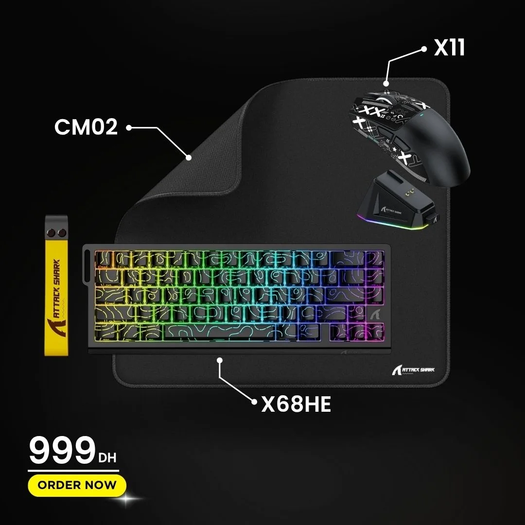 ATTACK SHARK COMBO [Black]