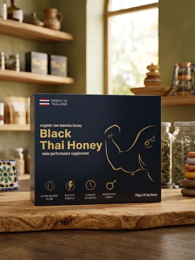 Black Thai Honey – عسل تايلاندي أسود عضوي للرجال