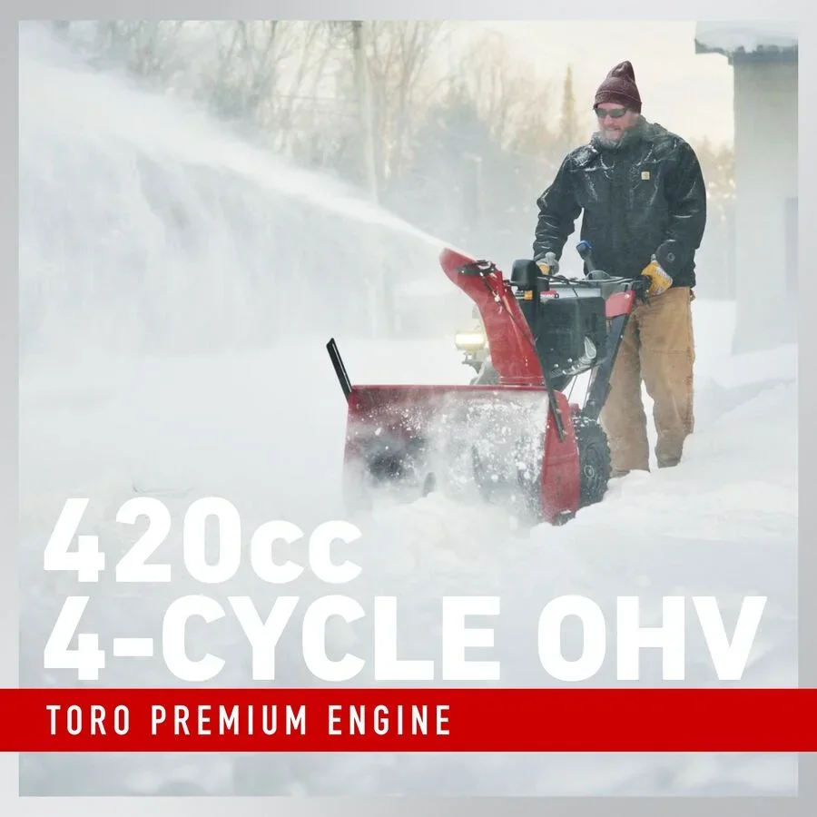 28 in. (71 cm) Power Max® HD 1428 OHXE Commercial Two-Stage Gas Snow Blower