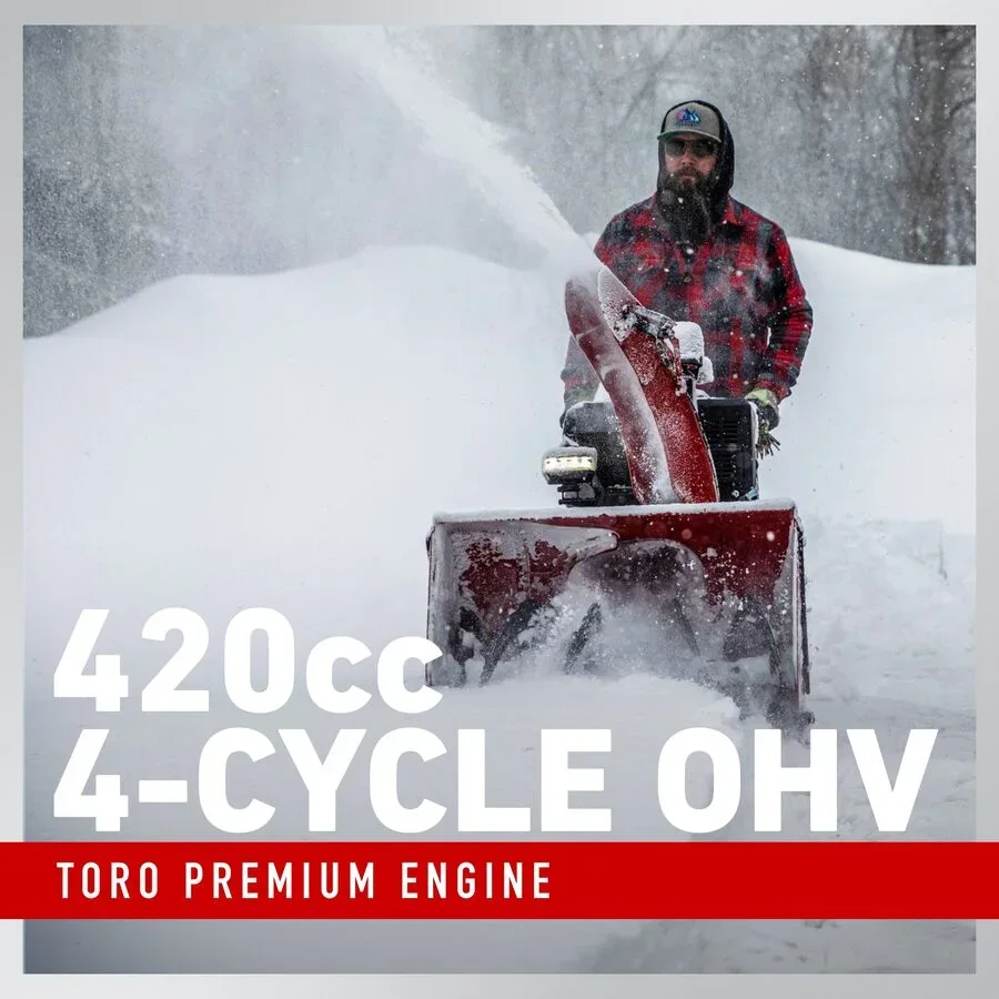 28 in. (71 cm) Power TRX HD 1428 OHXE Commercial Two-Stage Gas Snow Blower