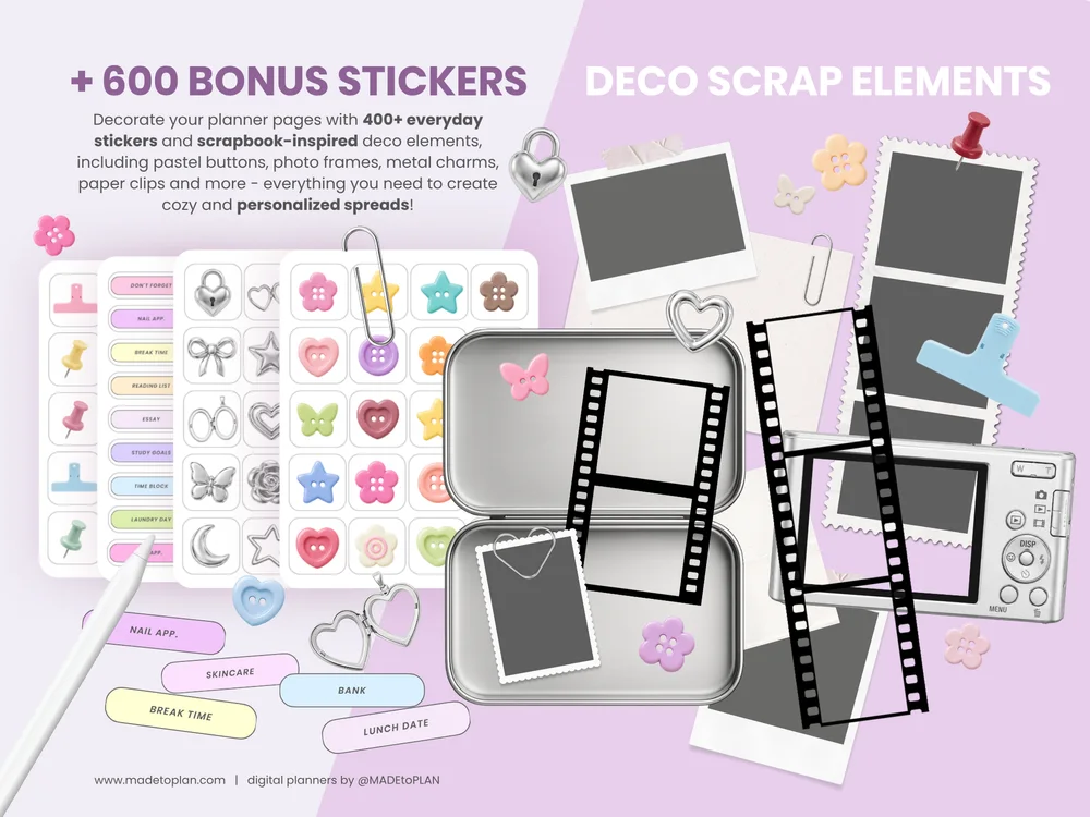 2026-2027 Planner LILAC Tabs