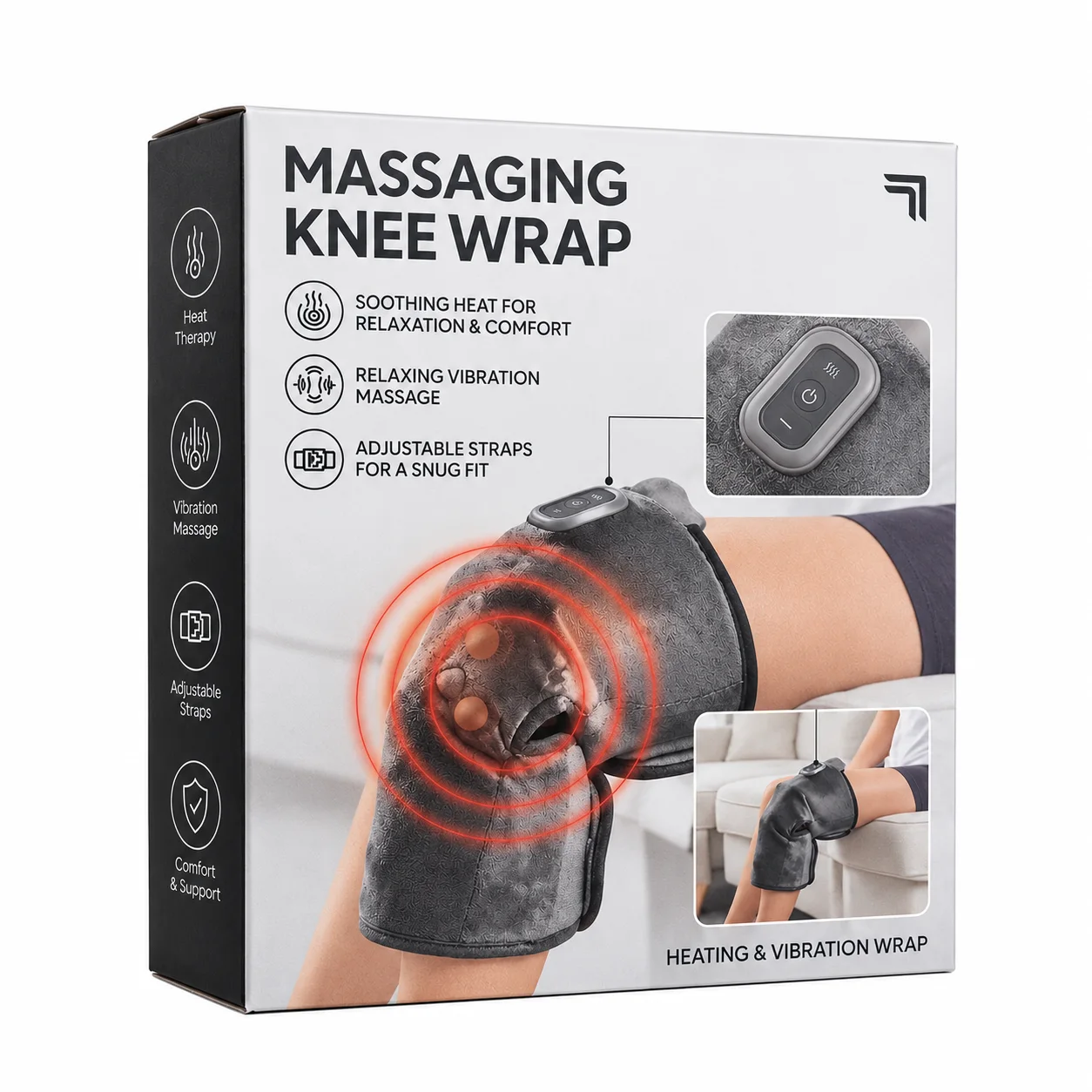 Massaging Knee Wrap