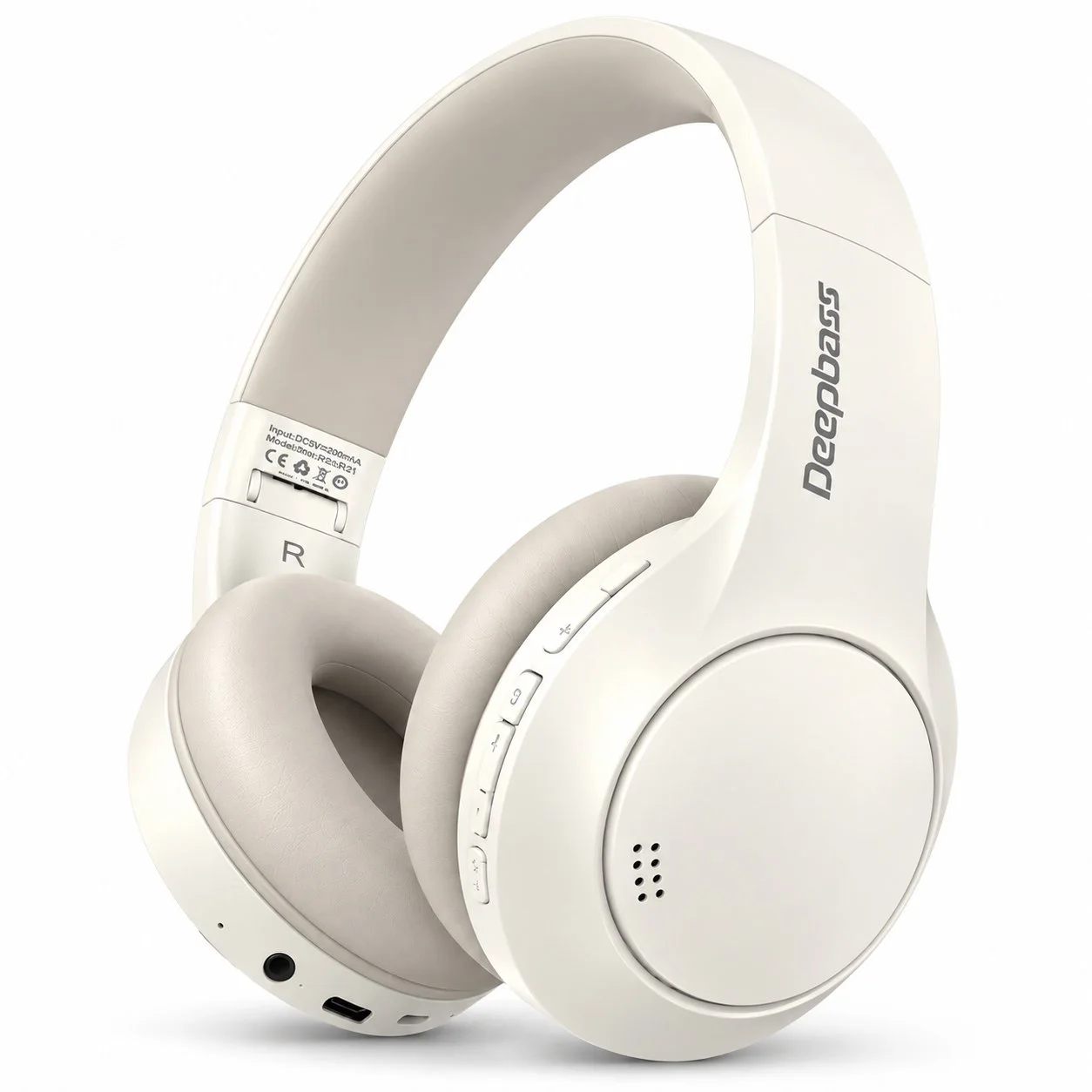 سماعة Deepbass R21 باللون الأبيض