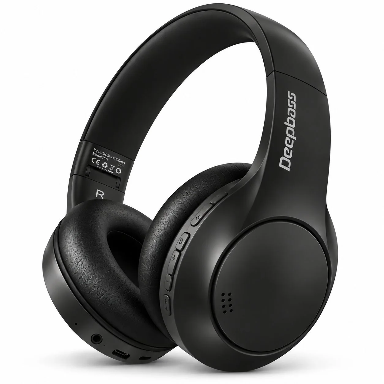 سماعة Deepbass R21 باللون الأسود