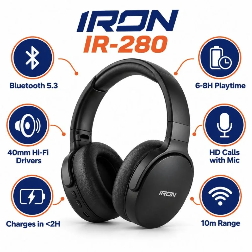 مميزات سماعة IRON IR-280