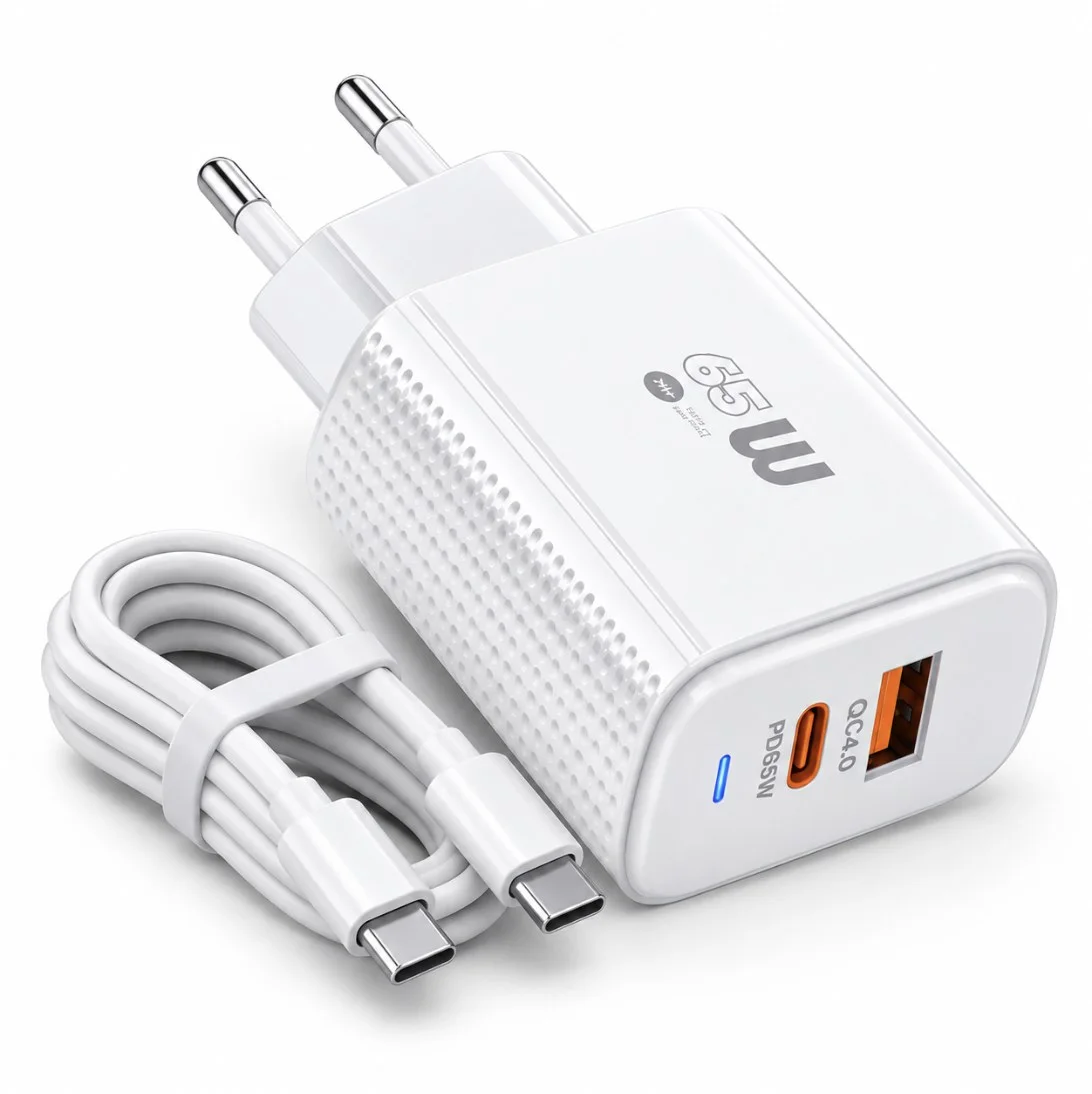 شاحن VE-02 مع كابل Type-C إلى Type-C