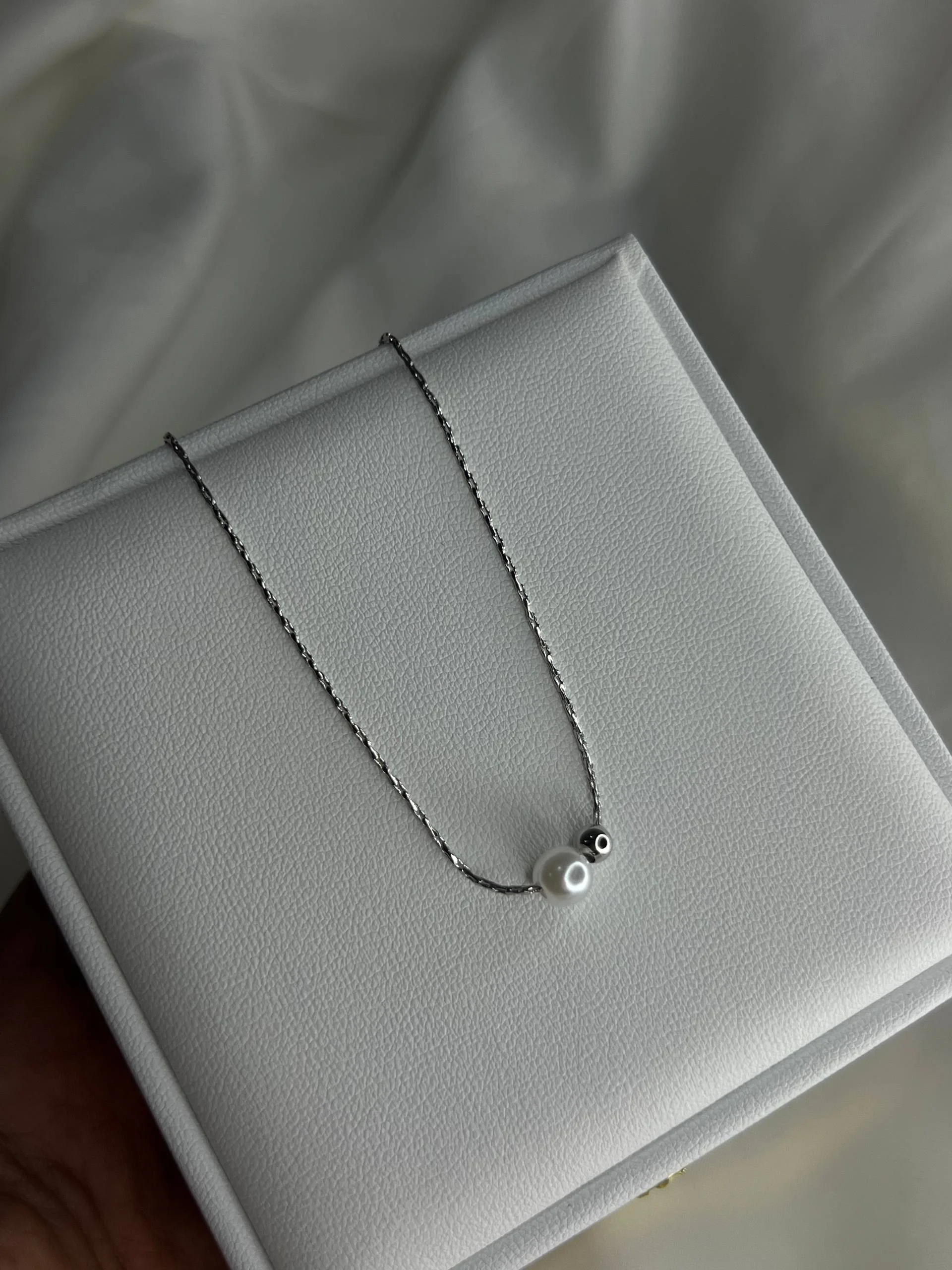 Collier Minimalist Pearl