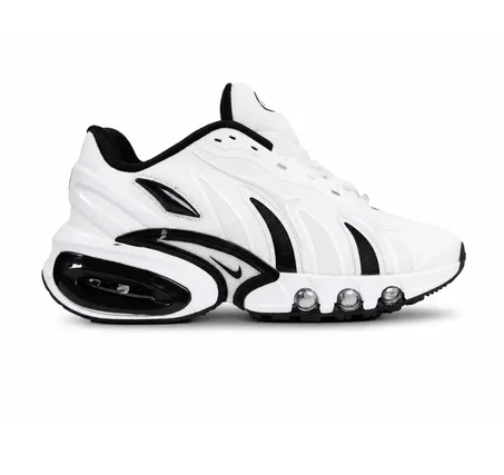 Nike Air Max Dn8, affichant un coloris épuré blanc et noir