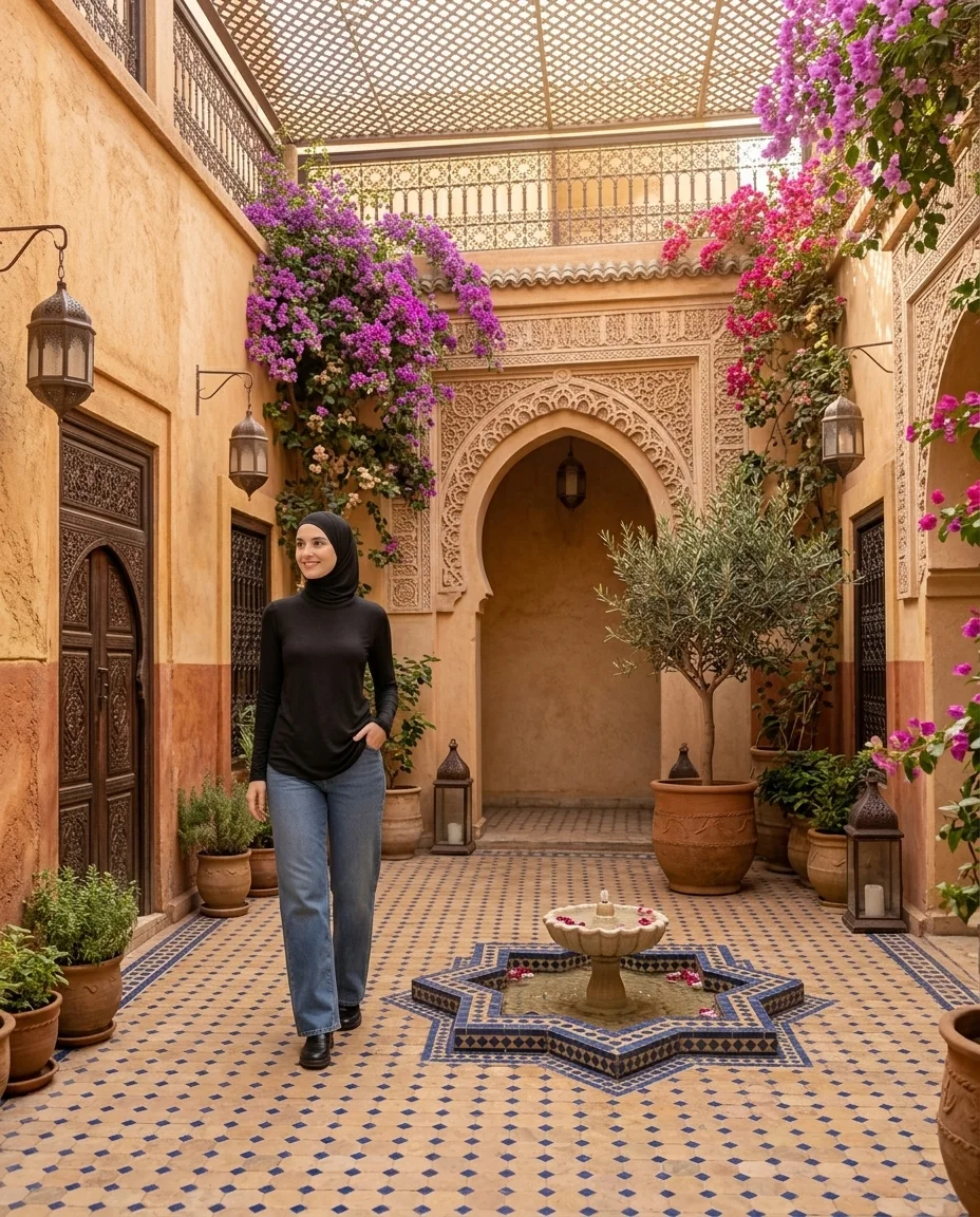 Pulls Classique à Hijab Intégré