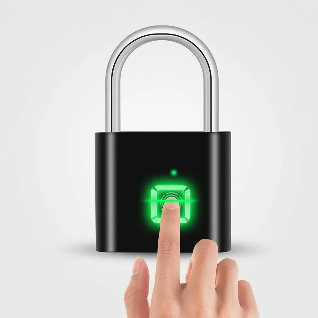 القفل الذكي المقاوم للماء ببصمة الإصبع — بدون مفاتيح