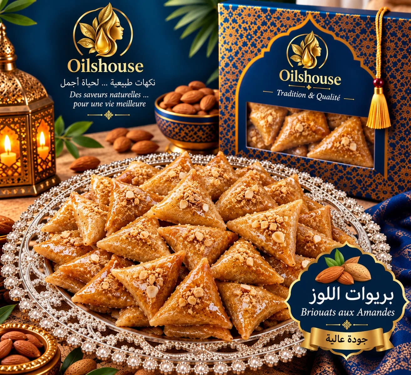 بريوات اللوز المغربية – Briouates aux amandes