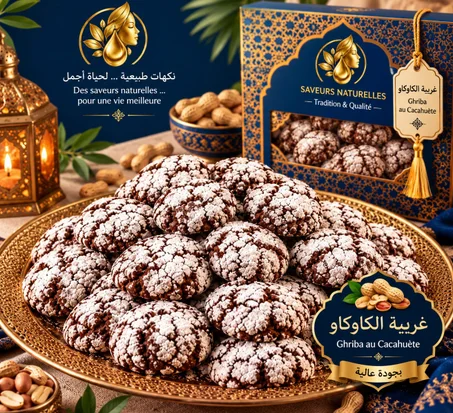 🥜 غريبة الكاوكاو المغربية  Ghriba aux Cacahuetes