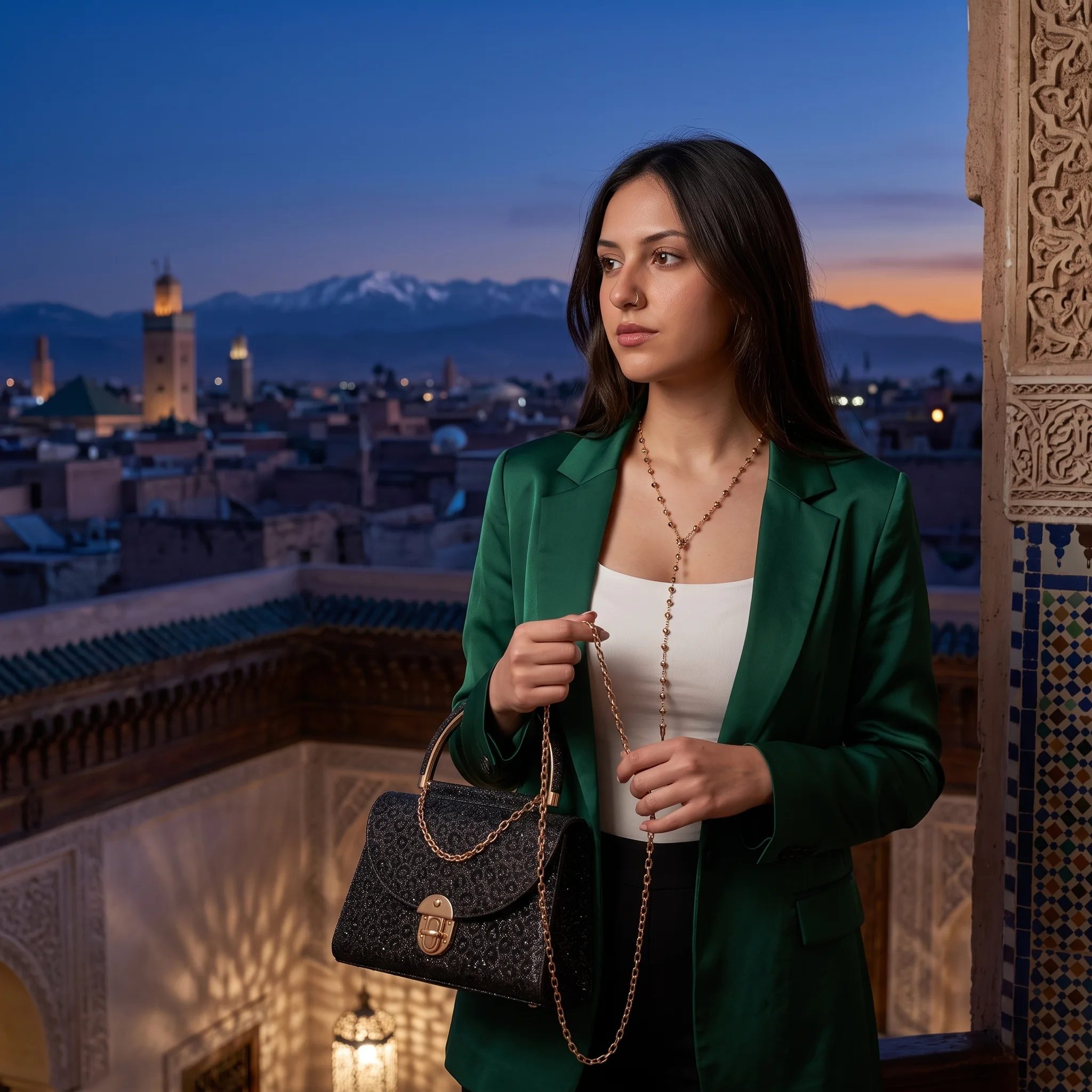 Aura Léopard : Le Sac à Main Scintillant au Luxe Audacieux
