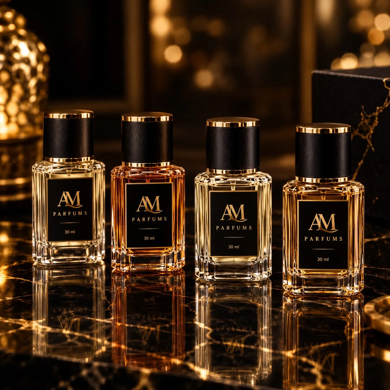 Pack 4 Parfums Homme 30 ML – 4 روايح، أناقة وحدة!