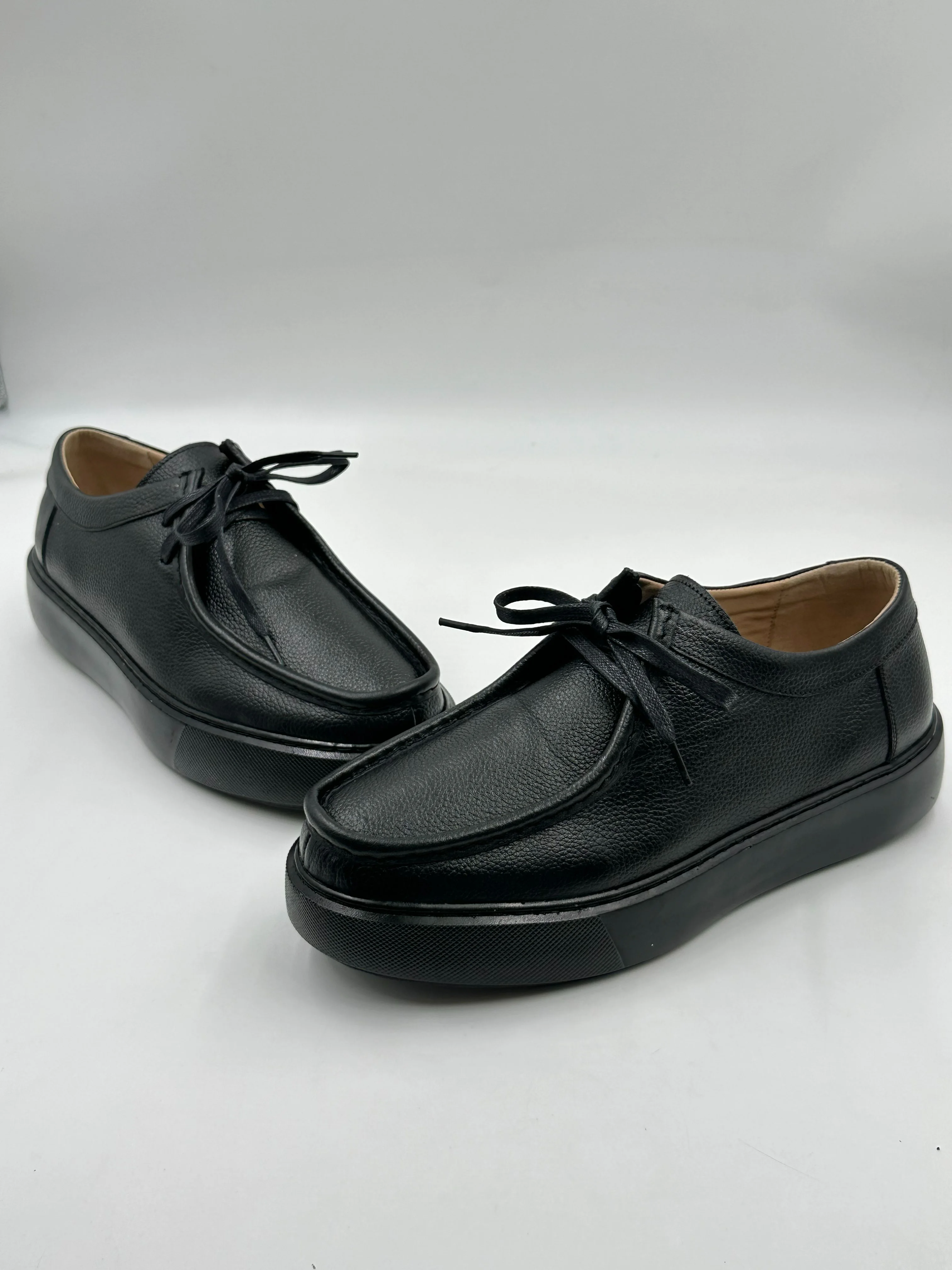 Derby Cuir Grainé Plateforme