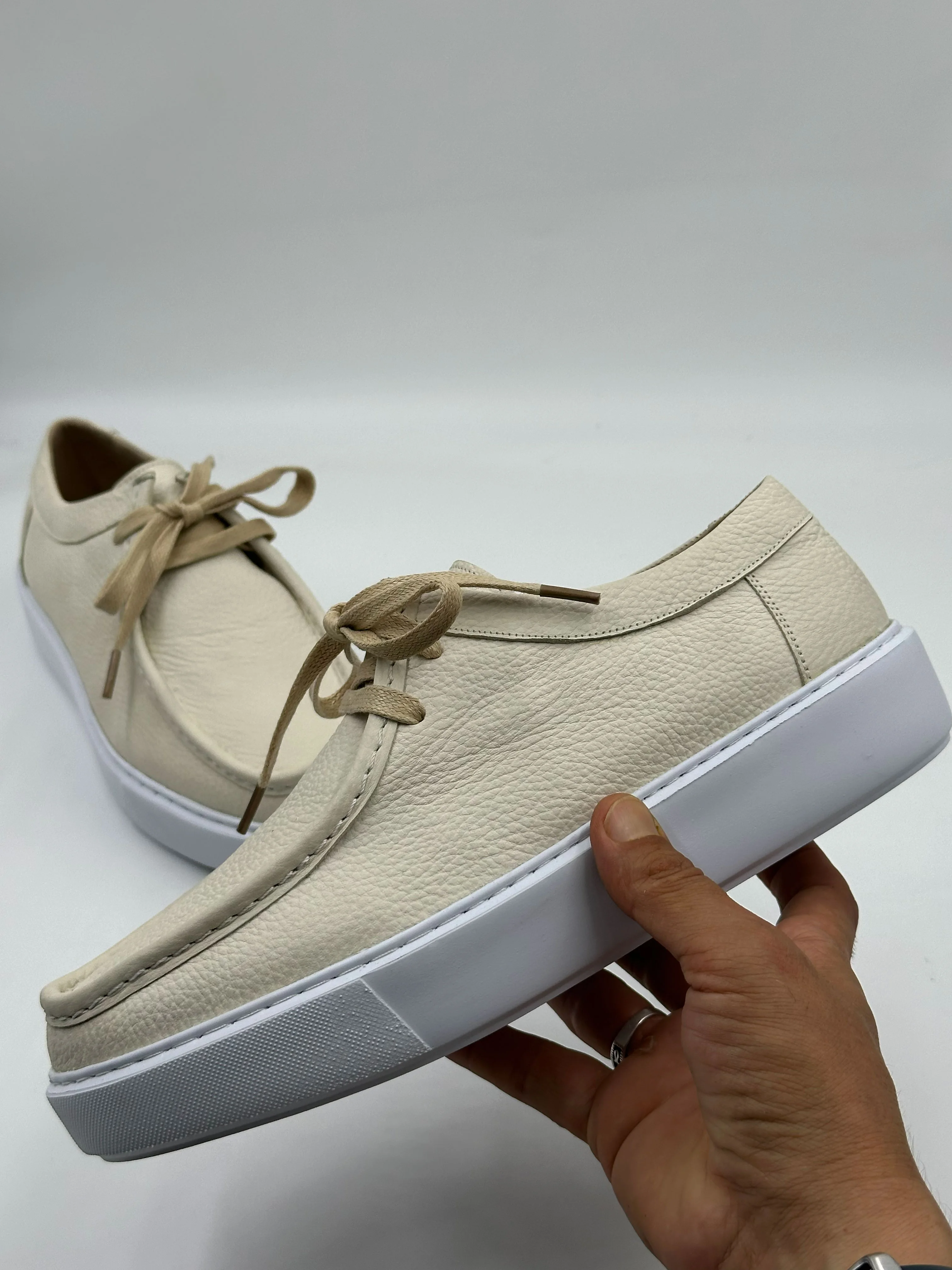 Derby Cuir Grainé Plateforme