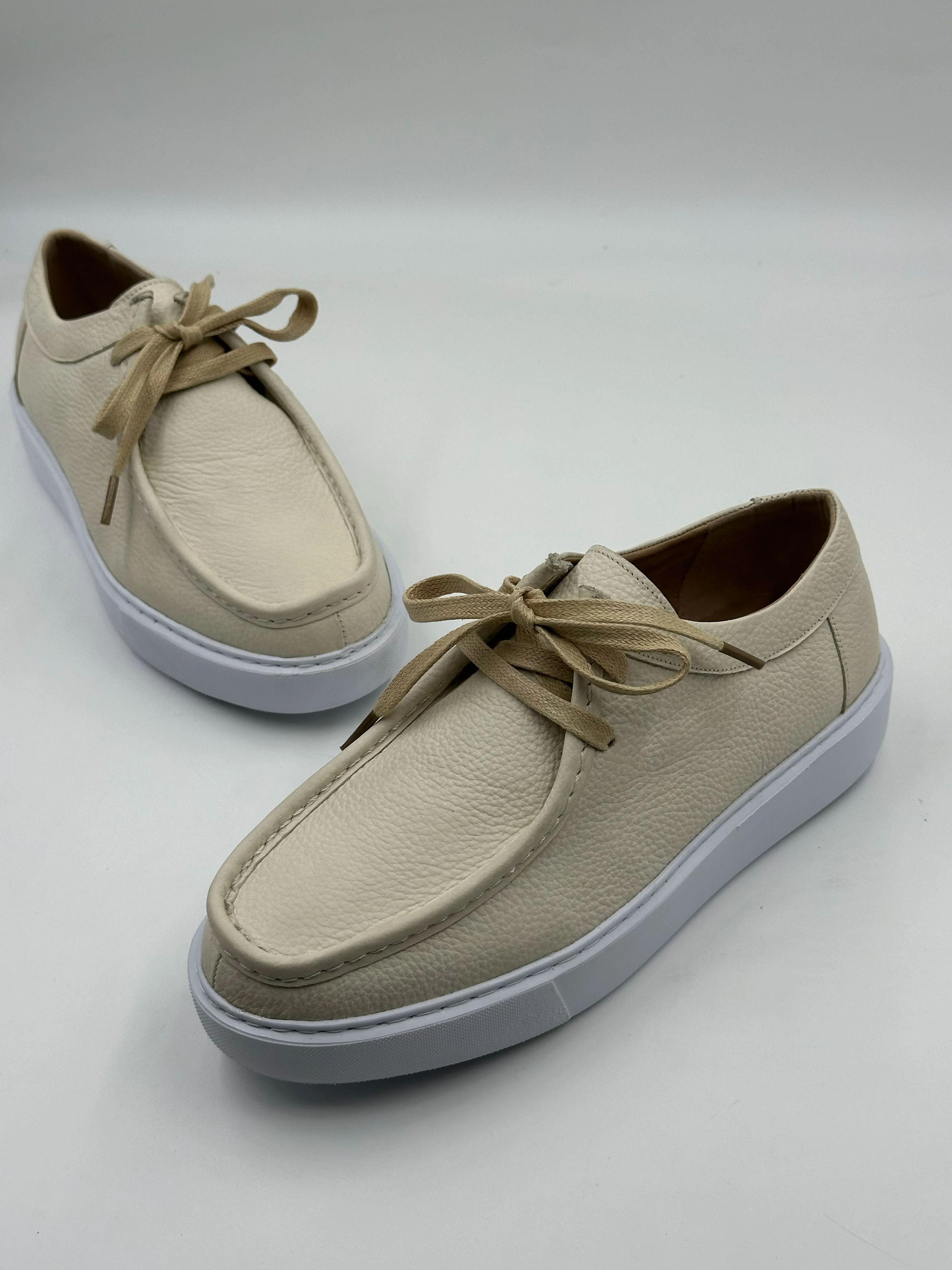 Derby Cuir Grainé Plateforme
