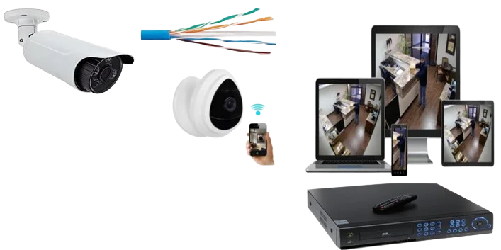 تركيب كميرات المراقبة