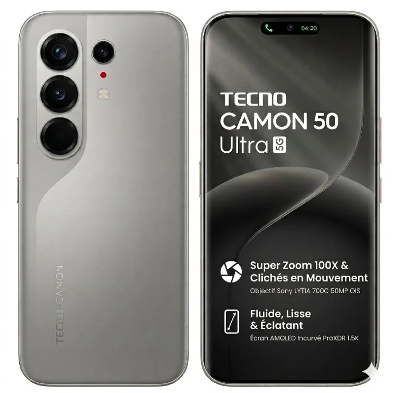 📱 TECNO CAMON 50 Ultra 5G – 8GB RAM + 256GB ROM 🇲🇦