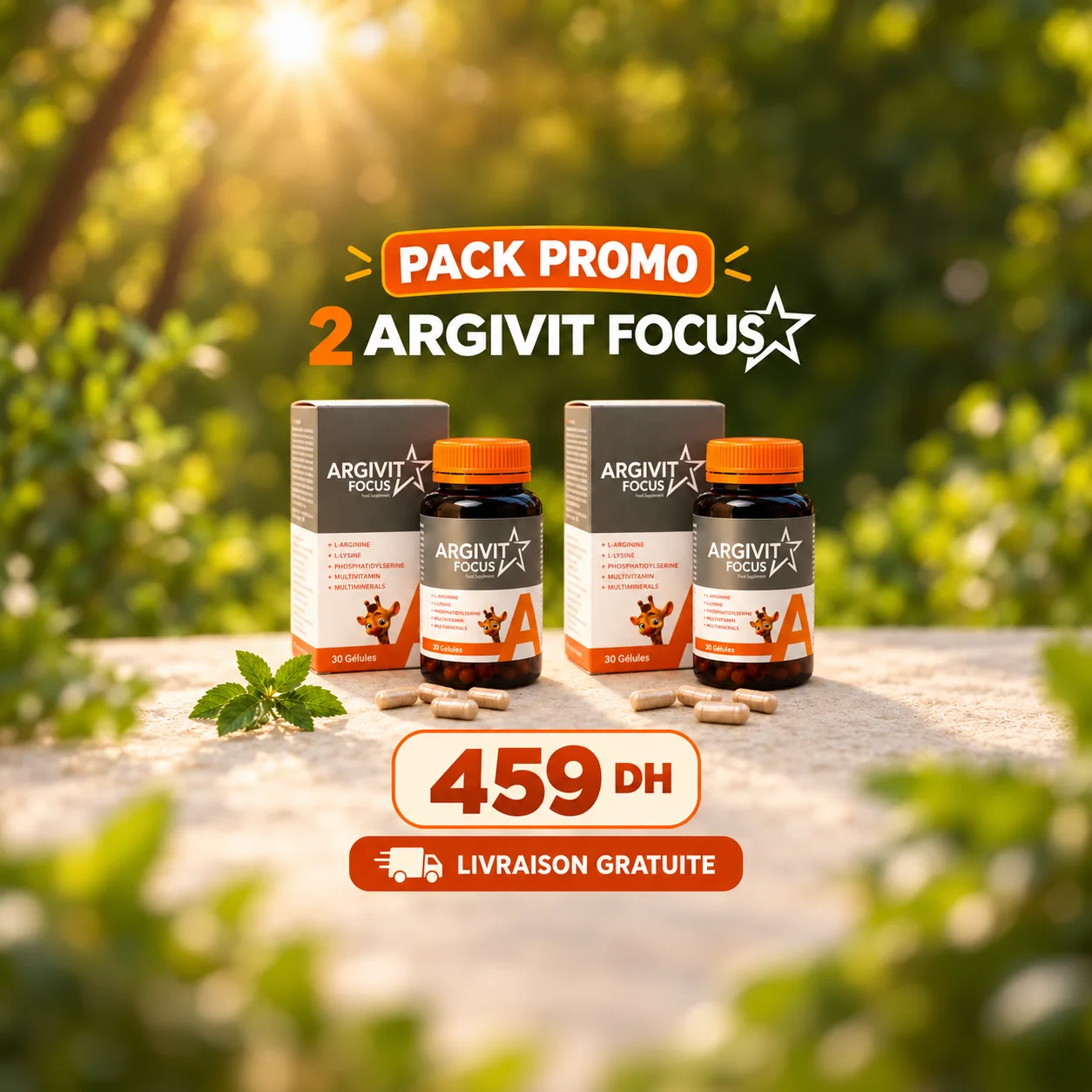 PACK : 2 ARGIVIT FOCUS 