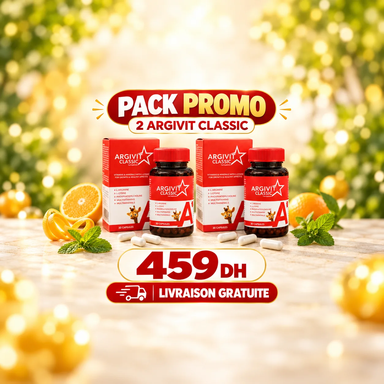 PACK : 2 ARGIVIT CLASSIC