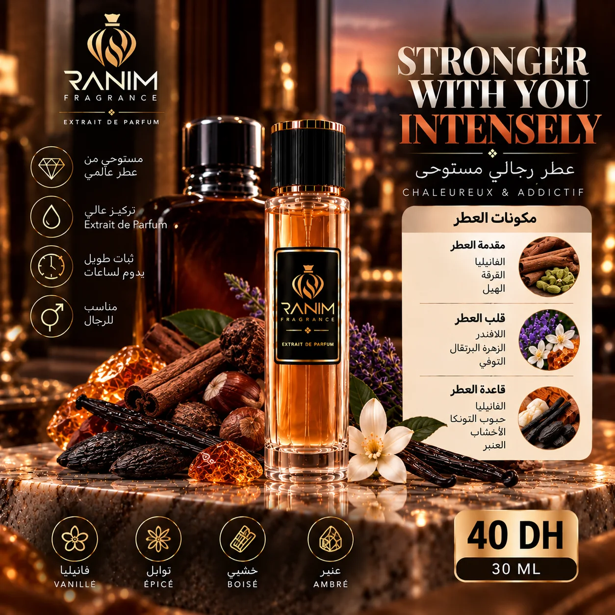 Stronger With You Intensely – عطر رجالي  | Extrait de Parfum 30ML