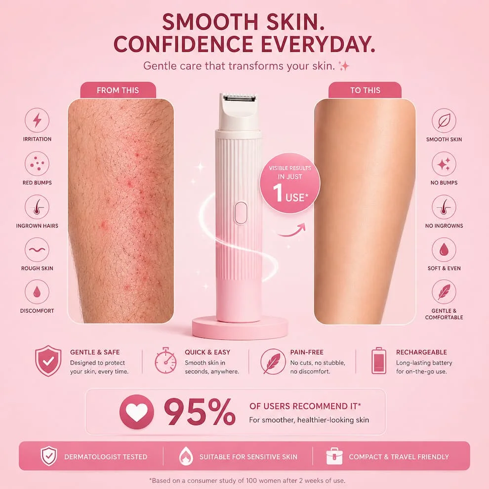 Double Headed Epilator  -  جهاز إزالة الشعر ذو الرأسين