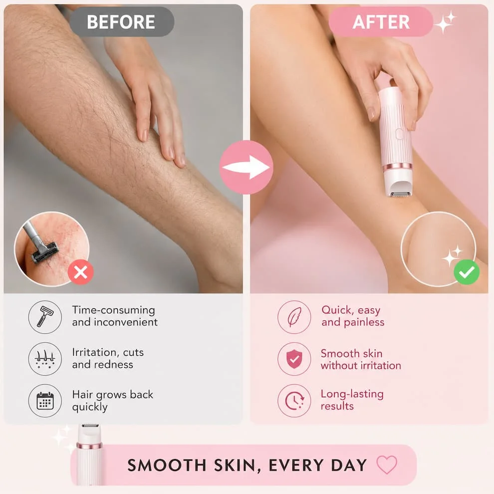 Double Headed Epilator  -  جهاز إزالة الشعر ذو الرأسين