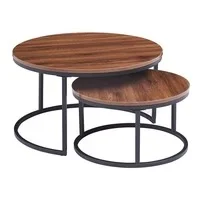 Tables gigones rond effet marbre