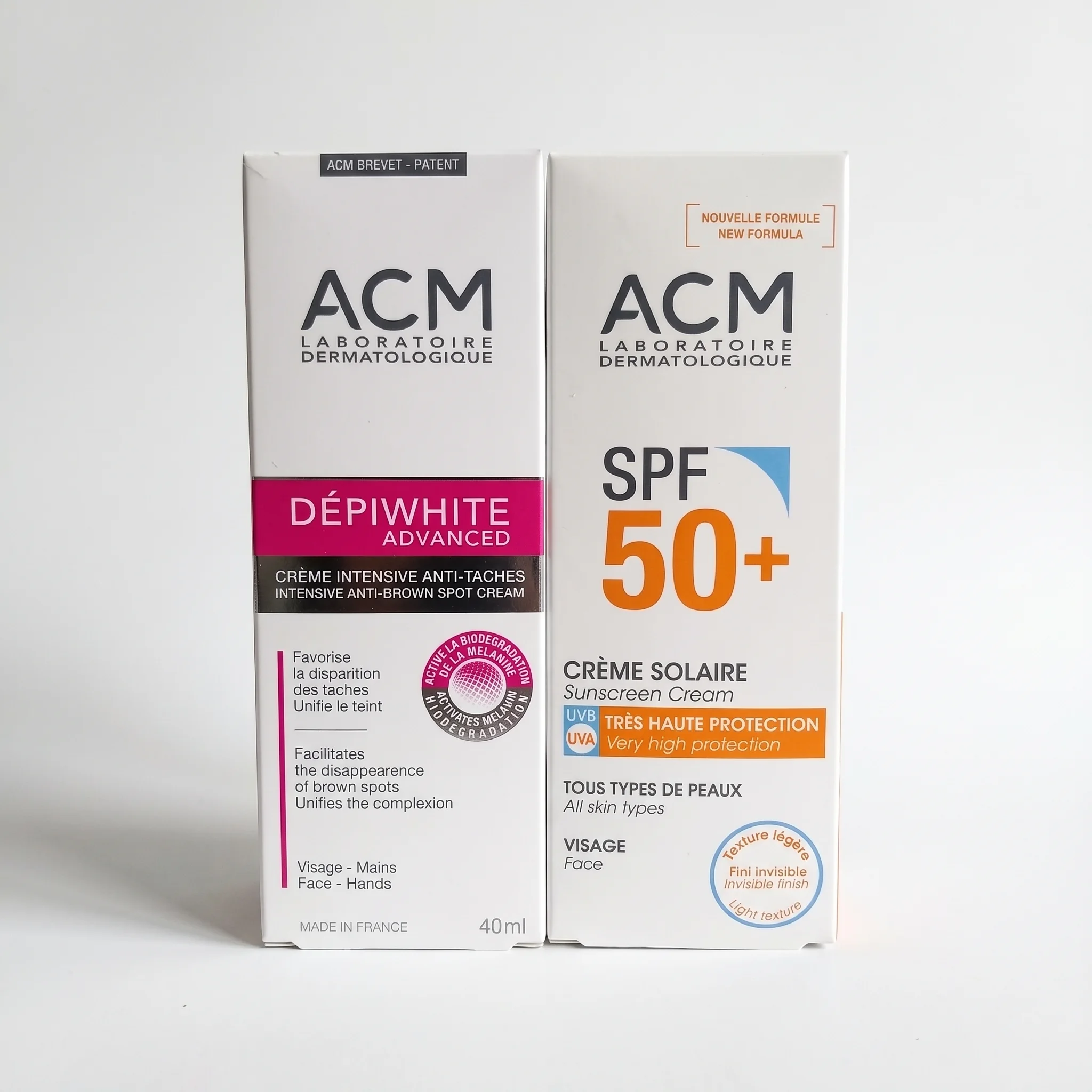 PACK – ACM – Depiwhite Advanced Creme+ créme solaire -50%