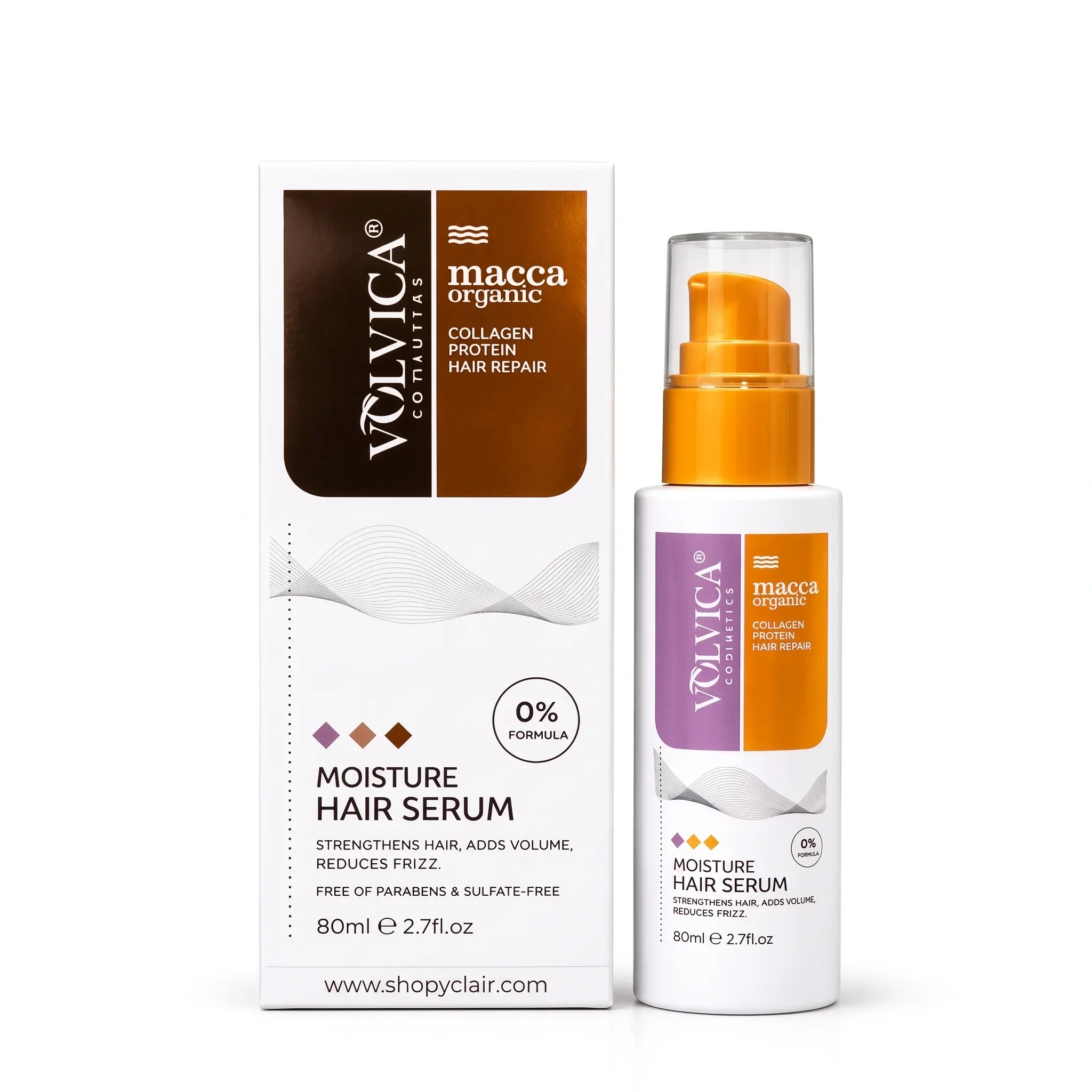 Sérum Cheveux Capillaire Macca Organic (80 ml)
