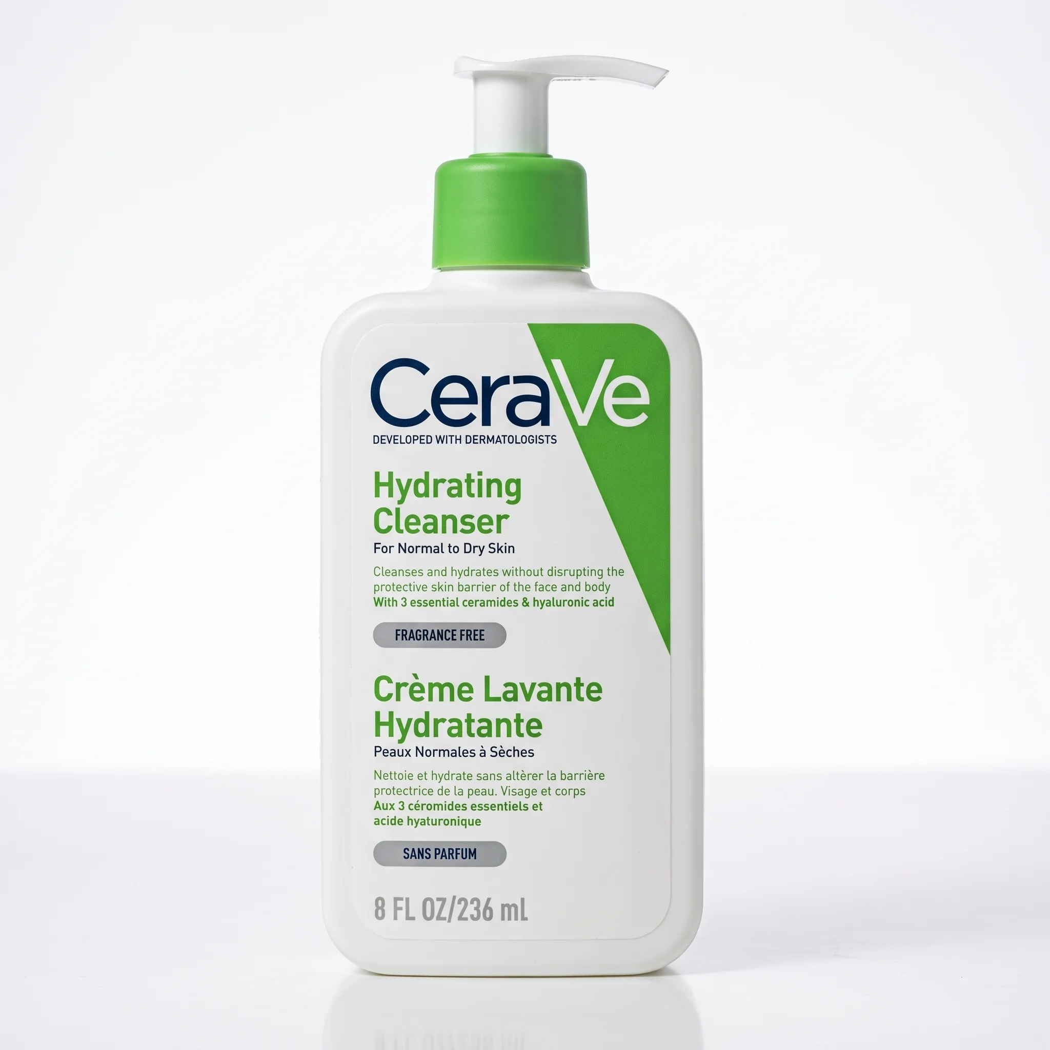 CERAVE – Creme Lavante Hydratante Peau Normale a Seche – 236ml