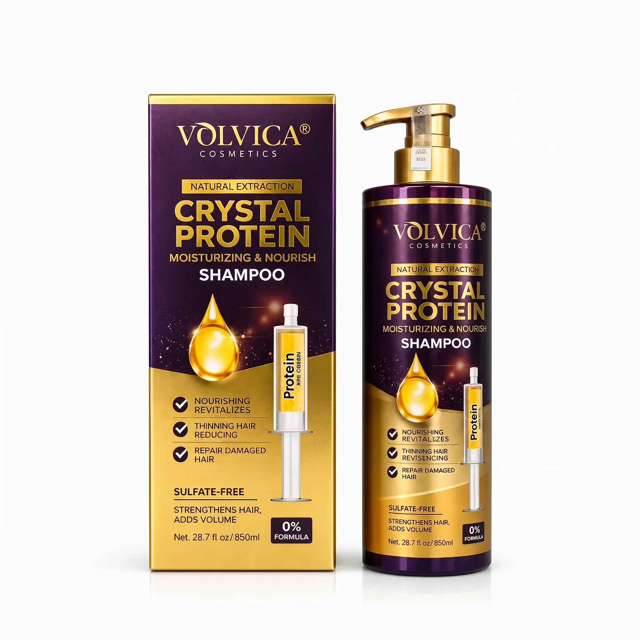 Shampooing Crystal Protein – 850 ml