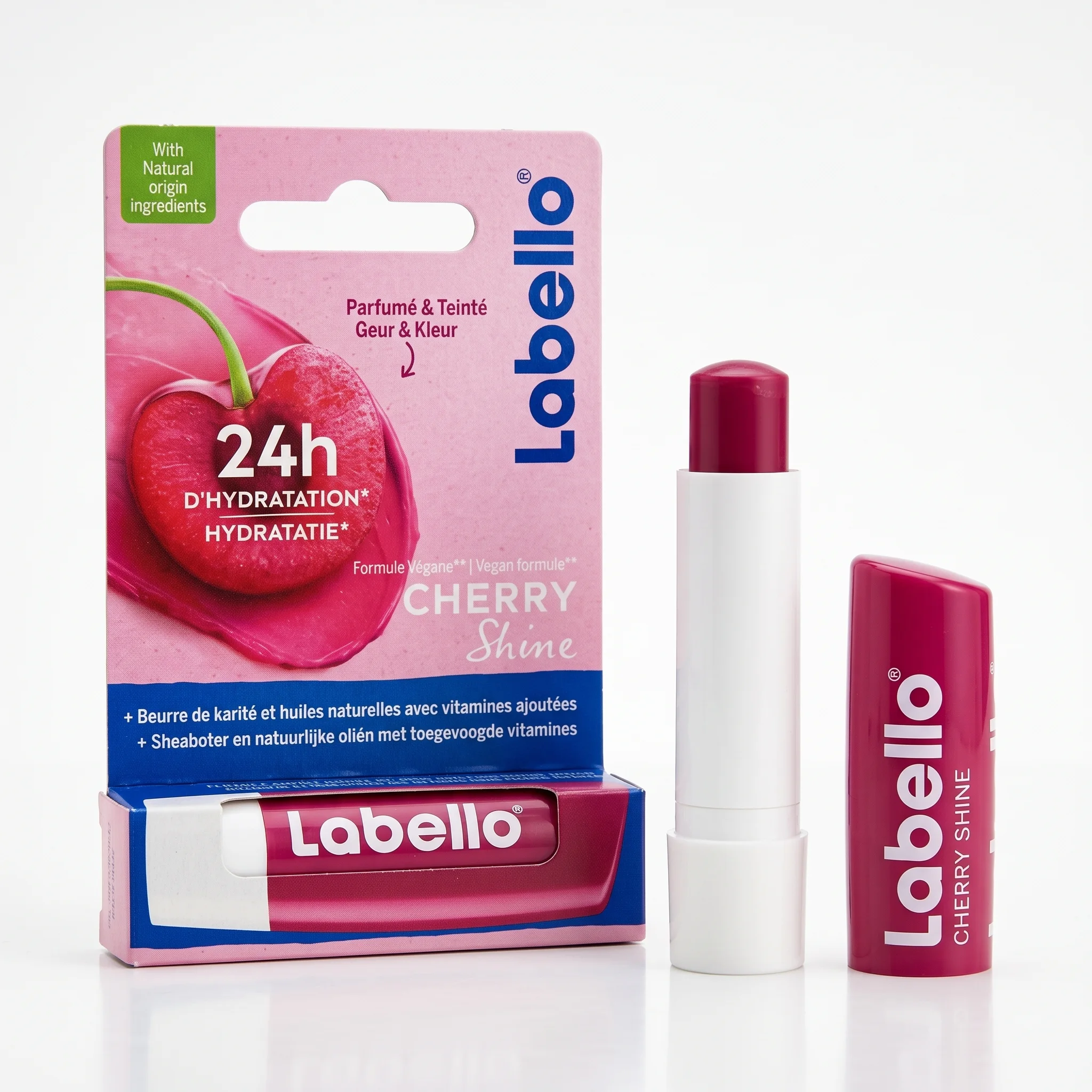 LABELLO Baume à Lèvres, Cherry Shine, 4.8g