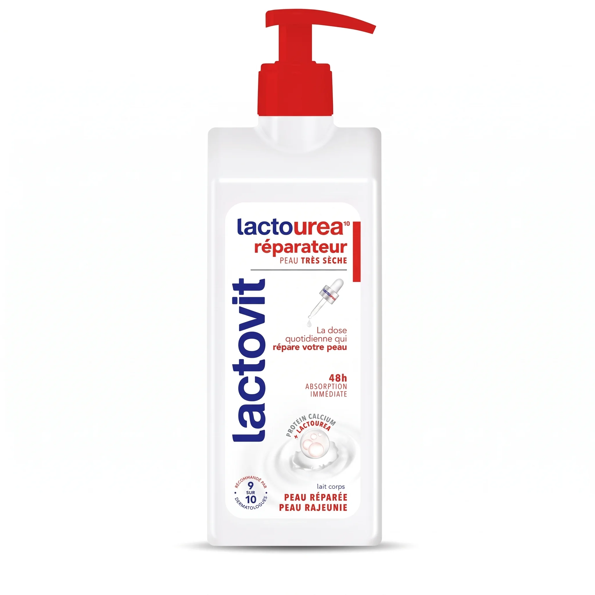 LACTOVIT Lotion Réparatrice 400ml Acide Lactique Peaux Très Sèches Hydratation Intense Réparation