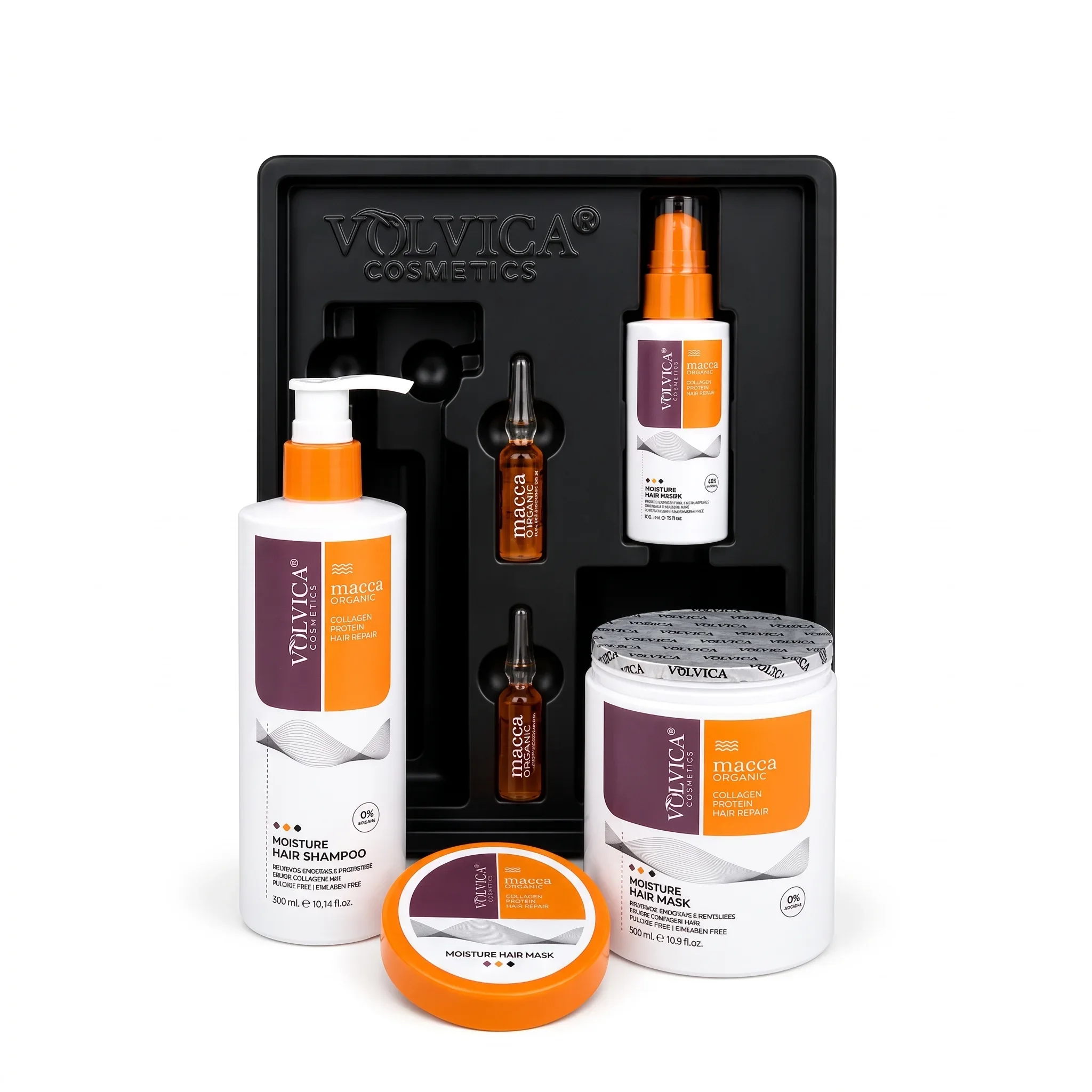 Coffret Volvica Macca Organic Hair Care