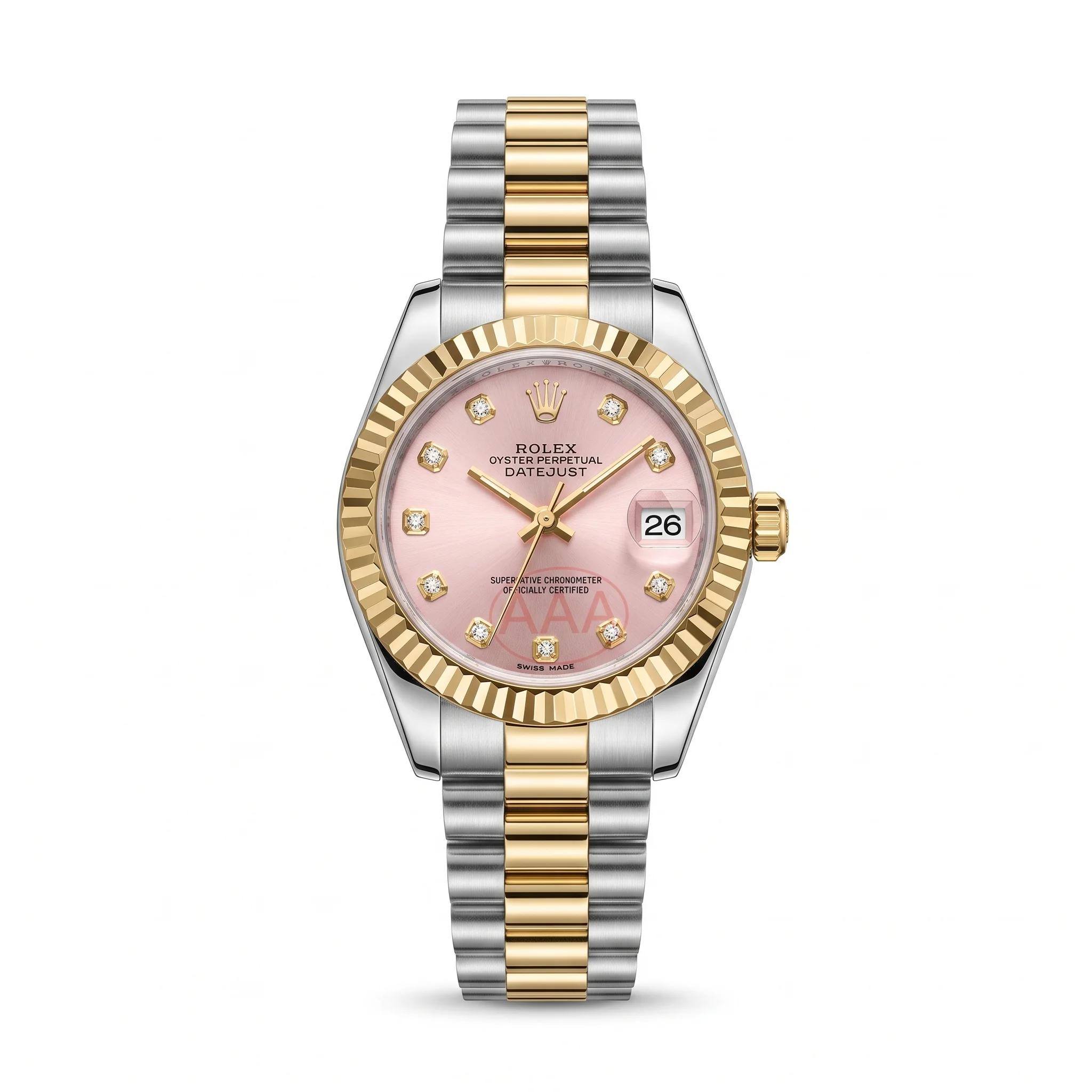 Rolex Datejust 31 278273-0026 – Montre Femme Bicolore à Cadran Rose