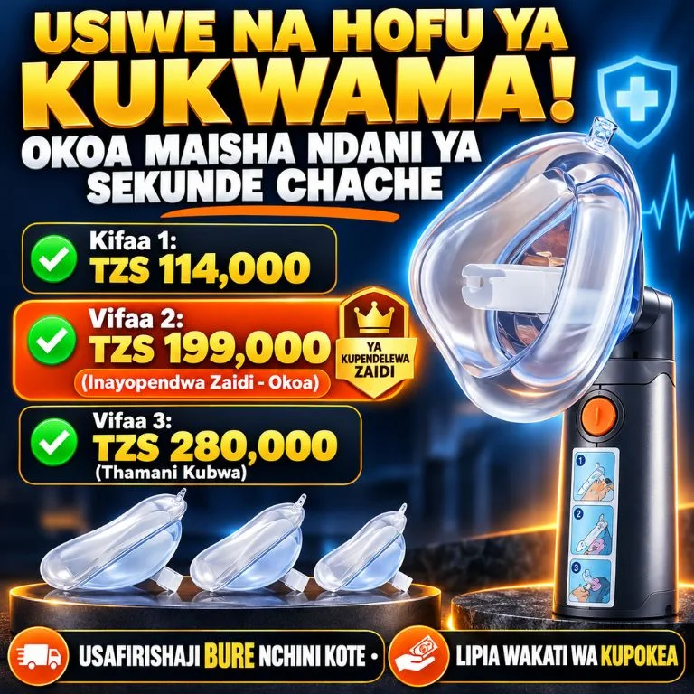 🛡️ Kifaa cha Dharura Dhidi ya Kukabwa – Haraka na Salama kwa Familia Nzima 👶👨‍👩‍👧