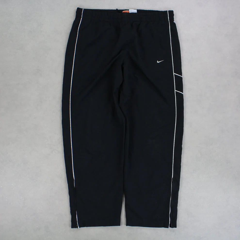 RARE 2000s Baggy Nike Trackpants Black