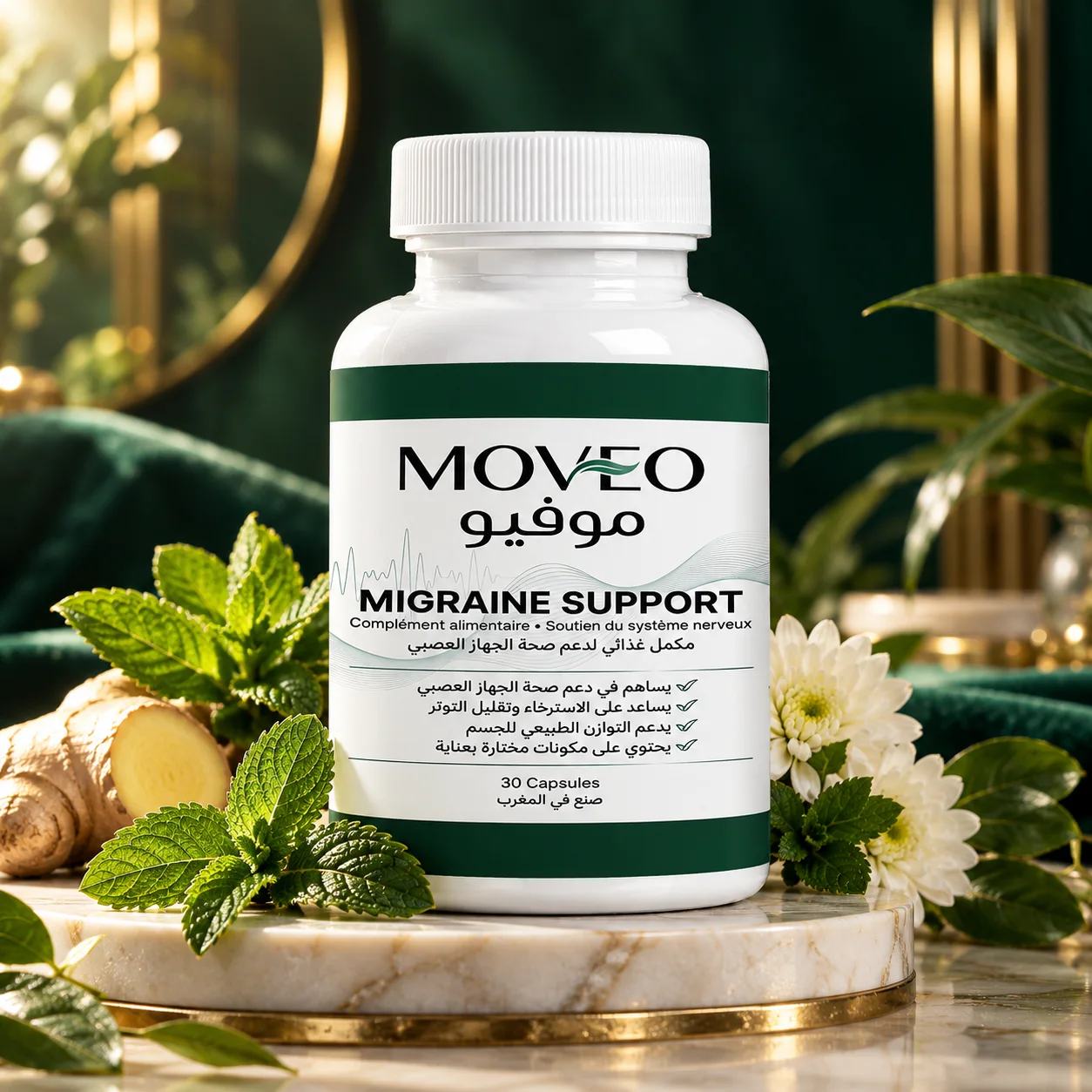 MOVEO مكمل الصداع النصفي 30 كبسولة