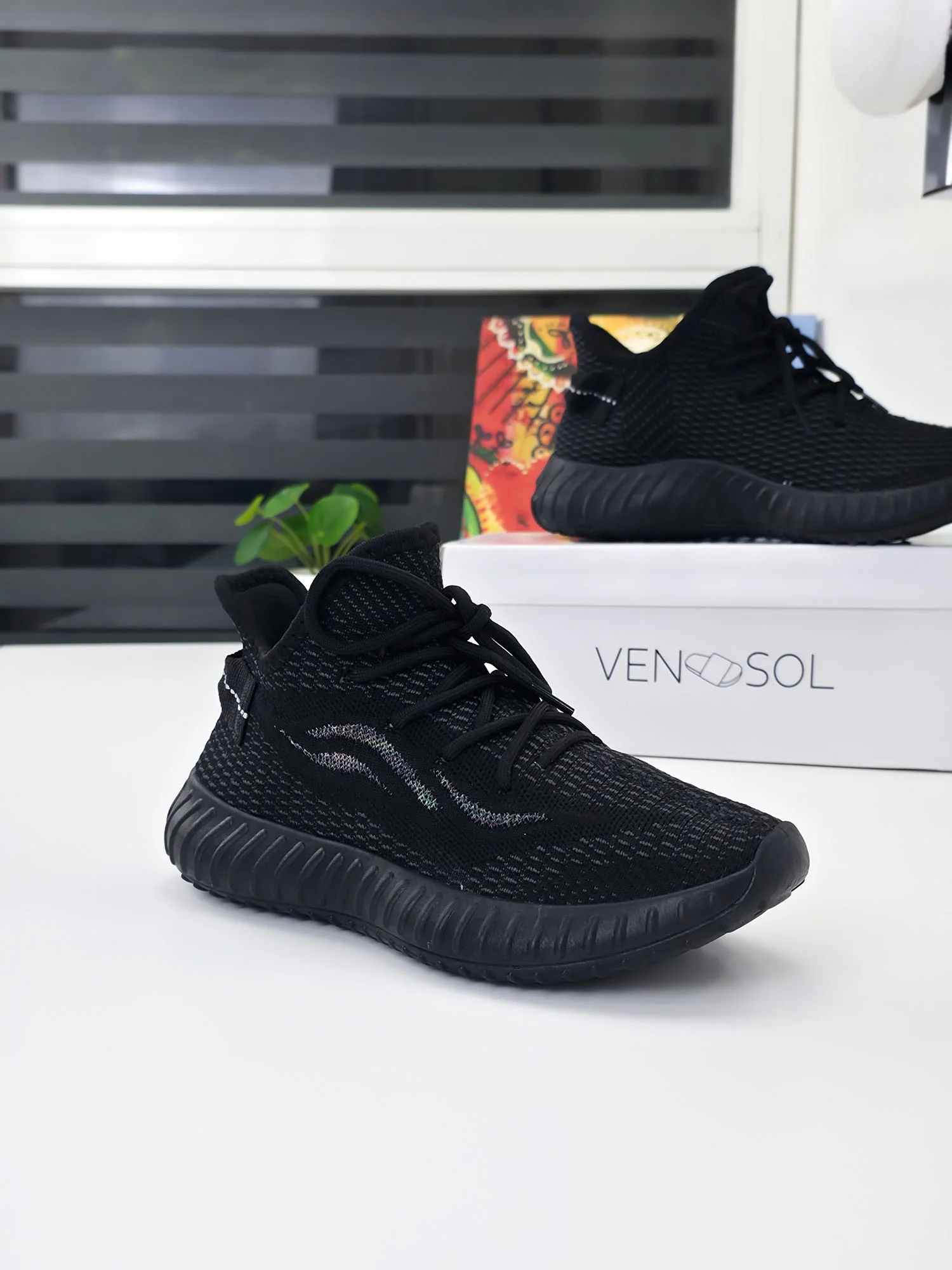 Baskets pour Femmes - Noir - YZ-500