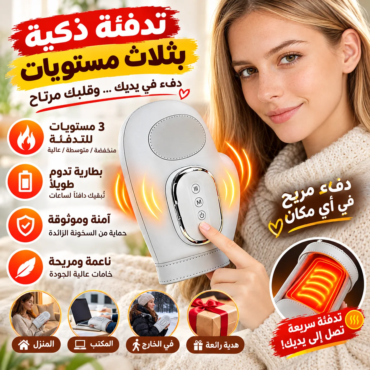 قفاز المساح الحراري الدكي