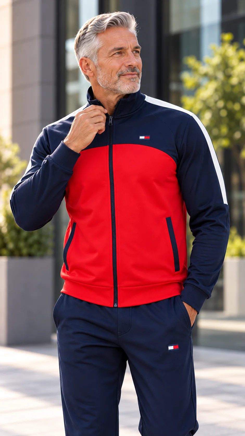 Survêtement Tommy – Ananas 🔴🔵