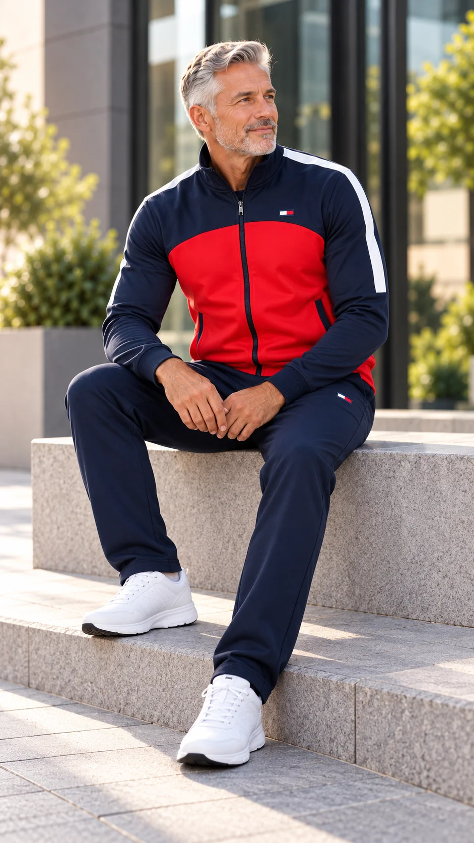 Survêtement Tommy – Ananas 🔴🔵