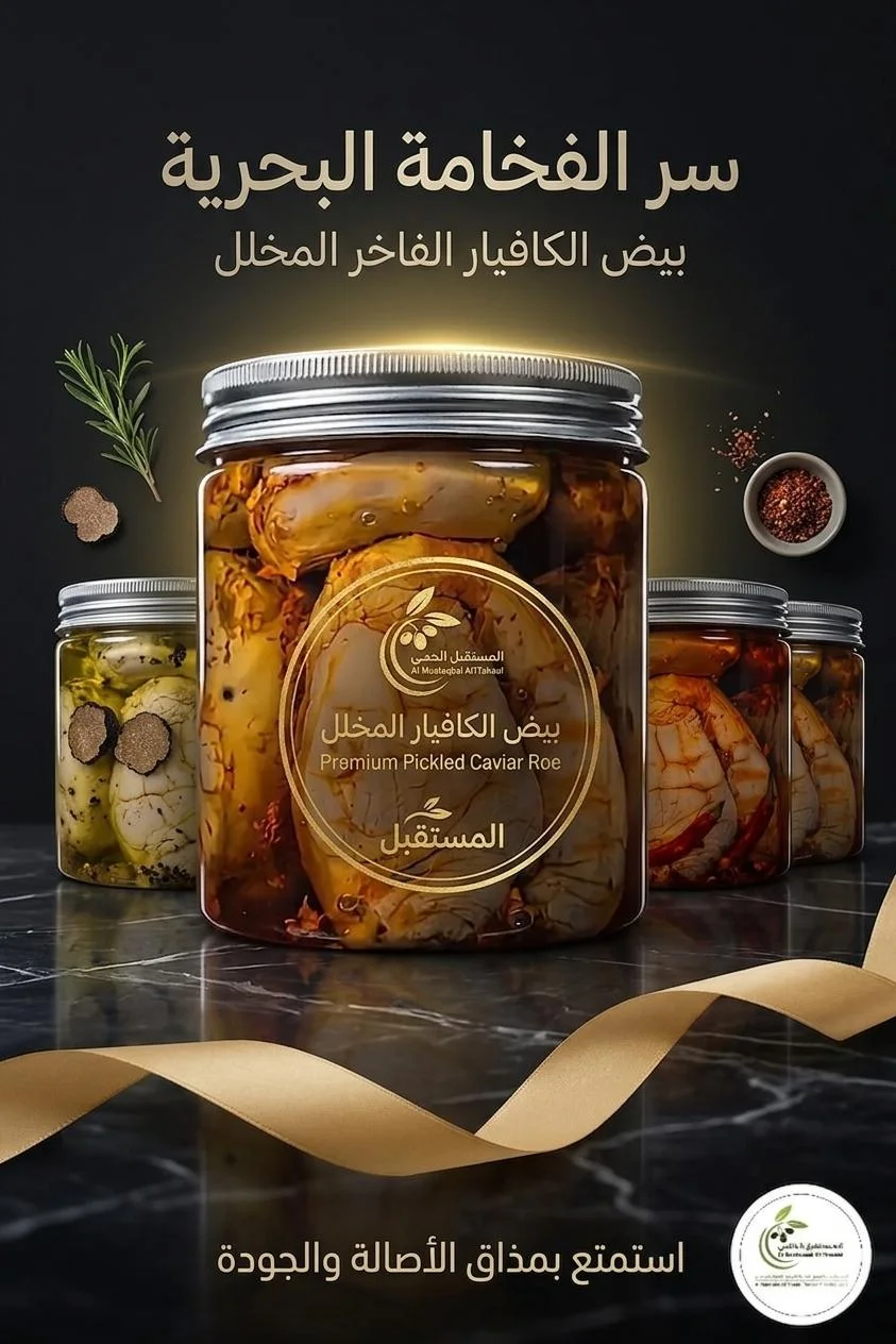 سر الفخامة البحرية.. تذوق روعة بيض الكافيار الفاخر المخلل!