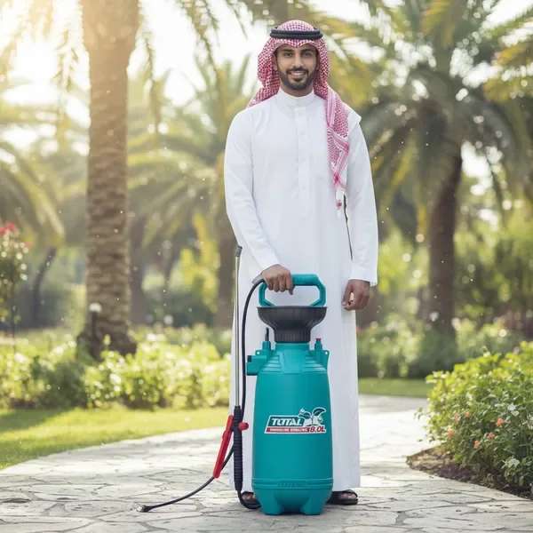 رشاش ضغط يدوي 6 لتر متعدد الاستخدامات للزراعة والتنظيف — الصورة 11